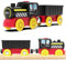 LiRiQi Treno a Vapore a Batteria, Treno Elettrico per Bambini, Locomotiva ad Azione, Auto Giocattolo compatibile con Thomas Brio, Giocattolo Regali per Ragazze Ragazzi 3 4 5 6 7 8 anni