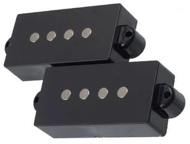 Micro De Guitare Basse De Précision À 4 Cordes De Type Ouvert Pour Pièces De Guitare Basse Électrique Noir pièces de micro de guitare
