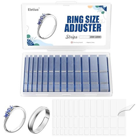 Ring Size Adjuster Loose Rings Invisible Reducer Jewelry Guard Sizer Tightener, Fitter, Reducer for Wide Rings, Multiple Resizer-6 Sheets /234 Pcs (Transparent)