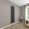 Sky bathroom | 1800x408mm Vertical Designer Radiators Black Flat Panel Single Panel Central Heating Radiator