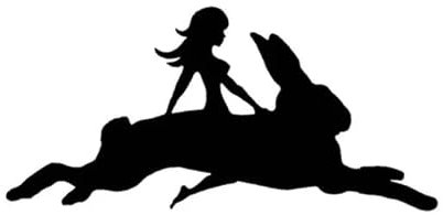 16x7.6CM Hübscher Läufer Bunny Decor Auto Styling Aufkleber Silhouette Vinyl Graphic Balck/Splitter Aufkleber Motorrad Fahrrad Dreirad Kühlschrank WC Spielzimmer Küche Aufkleber Dekoration Aufkleber