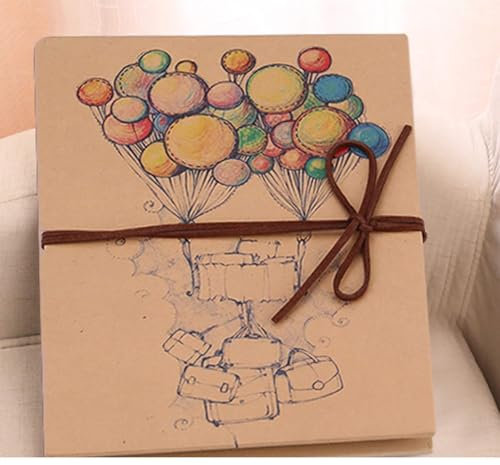 Scrapbook-Album, Sammelalbum, Fotoalbum, Faltbares Album, Erinnerungen, Sammelalbum für Muttertagsgeschenk, Jahrestagsgeschenk, Geburtstagsgeschenke, Babyparty