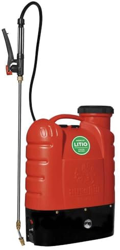 BERARDI | Pompa elettrica irroratrice a spalla 16LT | spalleggiata a batteria a zaino |16 LT | Max 5 bar
