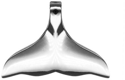 Soul-Cats echt 925 Silber Walflosse Anhänger mit Kette Halskette Delfin Fisch Flosse, Anhänger ohne Kette