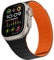 ZZDZZ Compatibile con Cinturino Apple Watch 49mm 46mm 45mm 44mm 42mm 41mm 40mm 38mm, Cinturini Silicone Magnetica per iWatch Ultra 2 Series 10/9/8/7/6/5/4/SE (49/46/45/44/42, Nero/Arancione)