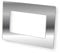 Double & Single Light Switch Surround Acrylic Finger Plate Panel Socket Multiple Colours (Double, Silver Mirror)
