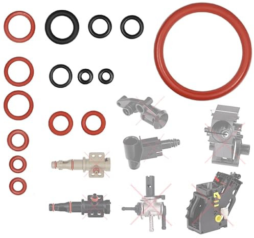 Snapworld-Kaffee Joint torique de qualité supérieure compatible avec les machines à café Philips Saeco Spidem Gaggia - Joint torique pour soupape de support - Groupe d'infusion - Valve à vapeur - Kit