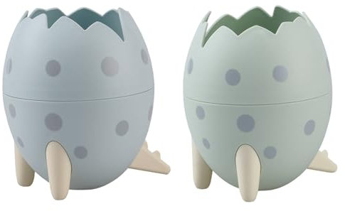 YZZT 2Pcs Porte-Stylo œuf de Dinosaure,Porte-Stylo,Amovible Porte-Stylo,Porte-Stylo de Rangement,Boîte de Rangement de Papeterie Adaptée aux écoles, Maisons et Bureaux