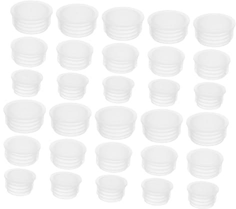 KICHOUSE 150stücke Deckel Zum Verschließen Von Gläsern Aus Kunststoff Verschlussdeckel Für Vorratsgläser Auslaufsichere Glasdeckel Für Küche Und Lagerung Passend Für Weithalsgläser
