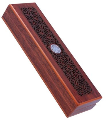 LIFKOME 2stücke Holz Schmuck Boxen Halskettenbox Anhängerbox Rechteckige Lagerung Box Für Kette Aufbewahrungsbox Schmuckkästchen