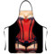 JINSIHU Sexy Kochschürze Damen Lustige Küchenschürze Valentinstag Sexy Schürze Oktoberfest für Grill Kochen Kochen Geschenke Herren Damen Geschenk für Party Costume Grill (Devil Woman)