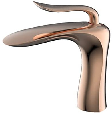 IUokLU Waschtischarmaturen Pinsel Gold Bad Wasserhahn Einhebel Waschtisch Mischbatterie Schwarz Grau Chrom Wasserhahn Massiv Messing Waschbecken Wasserkran，