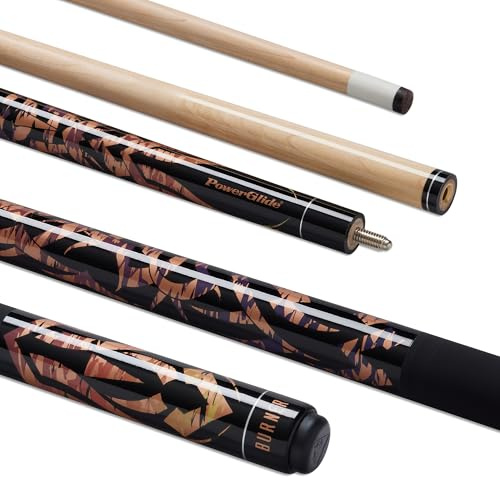 POWERGLIDE Burner Pool Cue 13mm Maple Shaft Matt Grip