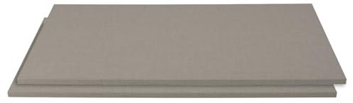Einlegeboden für Kleiderschränke - Höhe 16 mm - 85 x 45 cm - MDF - Texline Dekor - Regalboden Fachbrett