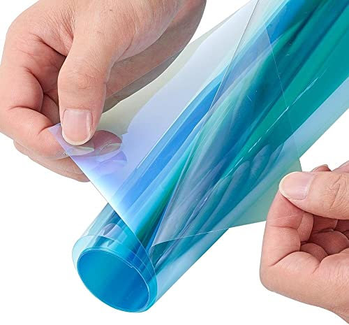 Pellicola Oscurante Vetri Auto Tinta del finestrino da blu a rosso 55% TINT TINT Film Solar Tinting Adesion Protection Film di vetro Fogli di finestra 3m x 50 cm Pellicola Vetri Auto Oscuranti