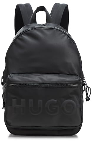HUGO, Shade Logo Rucksack, schwarz glänzend, PCE