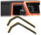 Window Weatherstrip 2/4 Türen Für Jeep Für Wrangler Für JK 2007-2017 Fenster Regen Markisen Unterstände Deflektor Seite Fenster Sonnenblende Belüftung Schutz Autotür Türdichtung