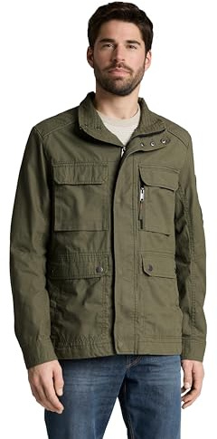 TOM TAILOR Herren Feldjacke aus Baumwolle