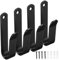 Mikinona 4 Ganci per Snowboard Supporti Resistenti per Appendere Tavole Facile Installazione Garage e Negozi Sportivi