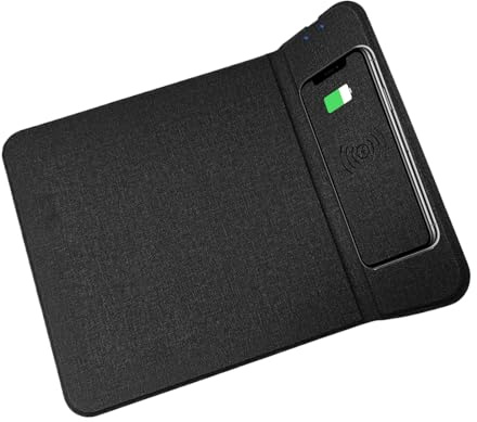 Wireless Charging Mice - Mat Charger for Multifunctional Slim Portable Travel Mat | Work with Mobile Phones Smart Watchs Are Earphone Power Banks
