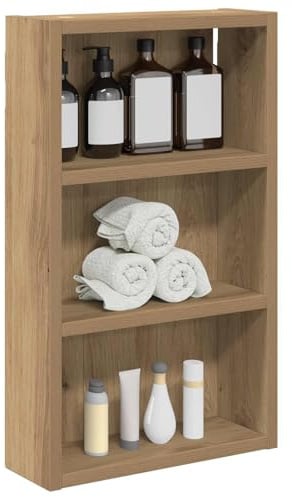 vidaXL Badezimmer-Wandschrank Kunsthandwerk Eiche 30 x 10 x 50 cm