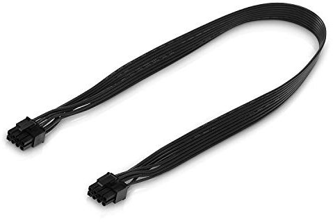 adaptare 35117 60 cm Grafikkarte-Stromkabel 8-pin-PCIe-Stecker / 8-pin-Stecker schwarz