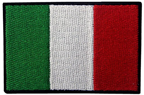 Italia Bandiera Ricamata Applique Ferro A Cucire Il Cerotto Distintivo