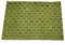Evideco de salle de bain lattes de bambou enroulable pliable Porte de douche Tapis antidérapant, Bambou, vert citron, 18'' L X 18W x 0.4H (45 x 45 cm)