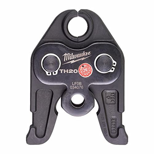 Milwaukee, Mâchoires pour pince à sertir Jaw J18-TH20 - M18 - TH - TH20-4932430281, Convient à l'outil de presse Milwaukee : M18 BLHPT, M18 HPT, Outil compatible : M18, Profiles des mâchoires : TH