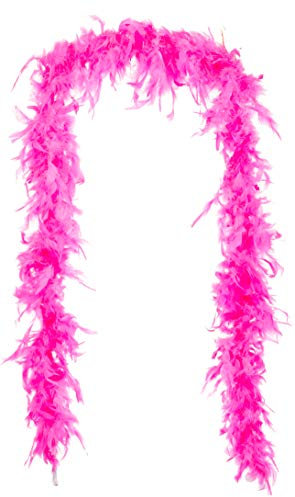 Brandsseller - Federboa Federschal Federstola Schal Karneval Fasching Burlesque Erwachsene Kostüme Zubehör ca. 1,80 m Pink