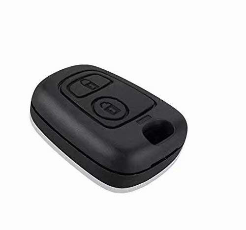 Waymeduo Coque CLE plip pour telecommande voiture Peugeot 107 207 307 Citroen C1 C2 C3 C4 C5 fob case