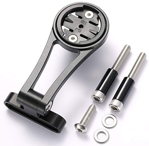 Bike Stem Mount,Out Front Bicycle Computer Combo Mount for Garmin Edge Gopro 130 200 500 510 520 800 810 820 1000 1030 Touring,4color,black