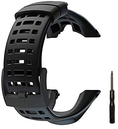 JTMM Uhrenarmband Ersatz-Kits for Suunto Ambit, verstellbares Uhrenarmband aus weichem Gummi Uhrenzubehör für Suunto Ambit 1/2 / 2S / 2R / 3 Sport / 3 Run / 3 Peak