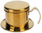 Cikonielf Birraio a Goccia in Stile vietnamita caffettiera in Acciaio Inox caffettiera per Ufficio Cucina Domestica all'aperto(Oro)