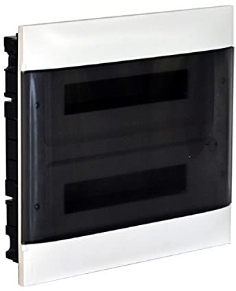 Legrand Tableau électrique encastrable Practibox S 137057avec porte Transparent 36 modules