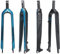 STRTG Fahrrad Starrgabel 3K Vollcarbon Fahrrad Vorderradgabeln Scheibenbremse Hartgabel MTB Fahrradgabel Fahrradzubehör Gerade 26/27.5/29 Zoll B,26inch