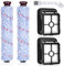 Filter-Ersatz- und Bürstenrollen-Set für Bissell Crosswave Pet Pro 2306A Crosswave 1785A 1785 Staubsauger, 2 Stück 1868 Bürstenrolle und 2 Stück 1866 Filter, vergleichbar mit Teil 1613568, 1608684