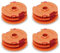 Poweka WX100 Strimmer Spool Compatible with Qualcast Worx McGregor Trimmer Replace GT25 GGT350A1 MET6032 MET4530 MET3525 (Pack of 4)