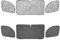 ProPlus Scheibenabdeckung Mercedes Sprinter Frontscheibe Abdeckung 2014 Thermomatte, Grau