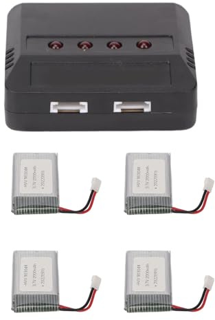 4 Pack 2000mAh 3,7V Hochleistungs-Ersatzakku für KY601S H11D H11C RC Quadcopter, 903048 RC Drohne für RC Quadcopter Drohne