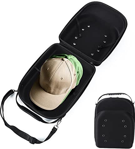 Generic 1 PACK Hard Hat Case for Baseball Caps Cap Storage Box with Carrying Handle