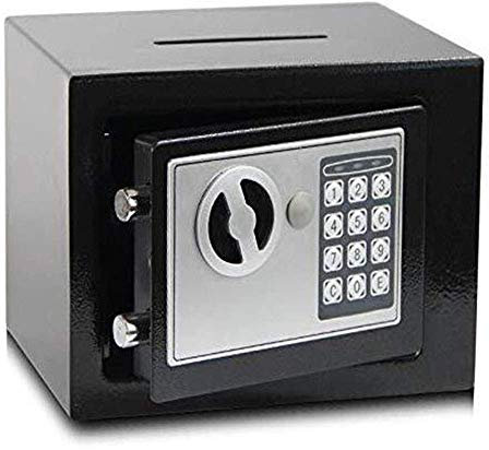 Tresore Kleiner Ganzstahl-Passwort-Safe Bürotresor Haushalt Wand-zu-Wand-Nachttisch-Safe 17E Mini-Sparschwein-Schlüsselbox