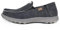 Kickback Couch Classic - Zapatos Hombre Lona Ligeras Slip On Mocasines - Casual Hombre Slips On o Slide In - Dark Navy - EU42