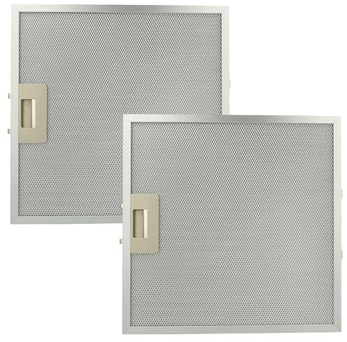 vhbw 2x Filter Metallfettfilter kompatibel mit Whirlpool AKR 891 857889101000, 857889115000 Dunstabzugshaube - 32 x 32 x 0,85 cm, Metall