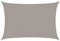 vidaXL Toldo de Vela Rectangular HDPE Gris Claro 160 g/m² 3,5x4,5 m, Vela de Sombra de Sol, Vela de Sombra, toldo de Patio, Vela de Sombra Solar