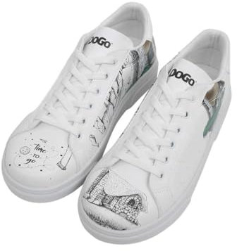 DOGO Damen Ace Sneakers Sneaker, Mehrfarbig, 37 EU