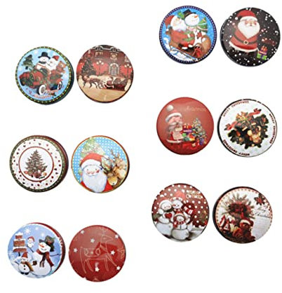 FUNOMOCYA 12 Scatole Natale Scatole Natalizie Per Caramelle Di Caramelle Contenitori Di Natale