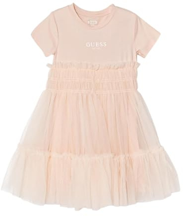 GUESS Vestito per Bambine e Ragazze Rosa 4 Anni (104cm)
