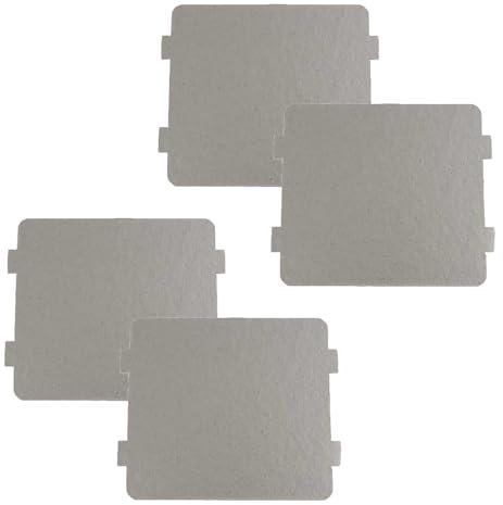 4 Pieces Microwave Wave Guide Cover, Protection Plate Mika for Bosch for Whirlpool for Electrolux for Candy