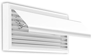 Deflector de Aire Acondicionado, Dirección de Flujo de Aire Ajustable, Material de PVC, Aire Acondicionado Central Universal(20 * 40cm)